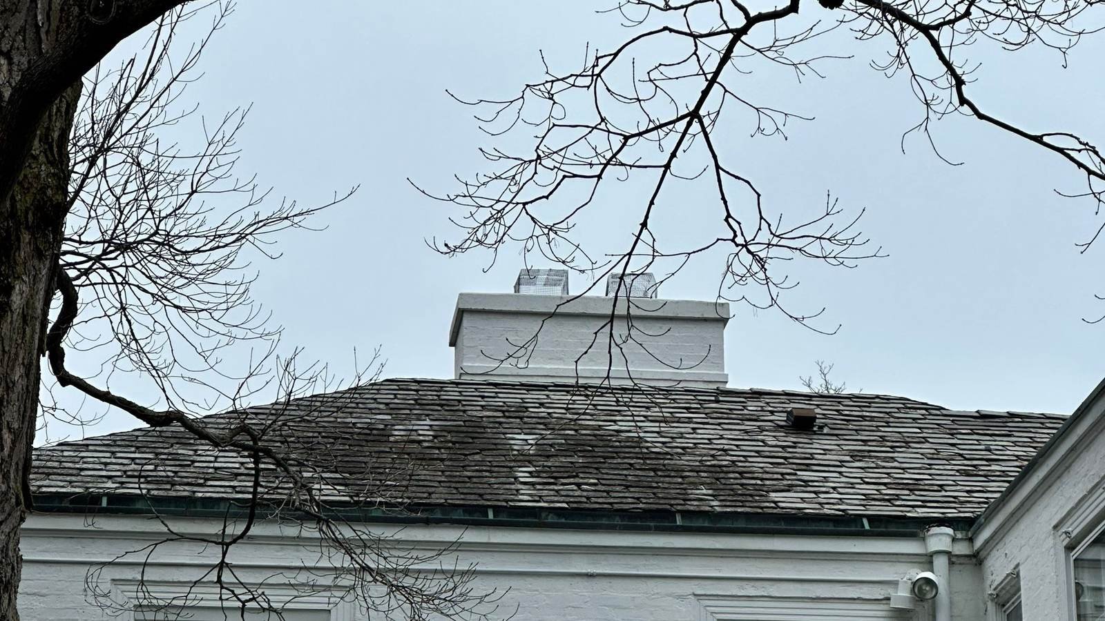 Slate roof on a Highland Park, IL home inspected during a roof soft washing visit